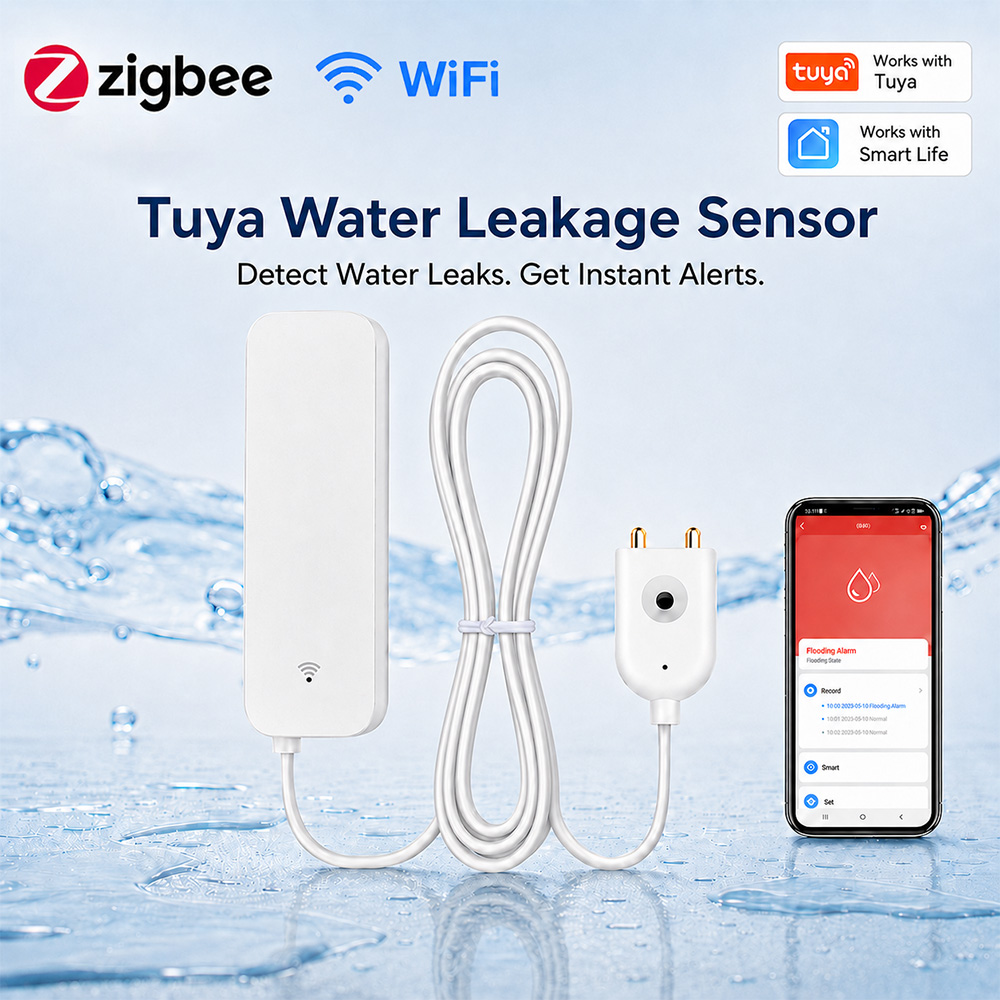 Smart Ir Remote Controller - ZigBee WiFi Water Leak Sensor Flood