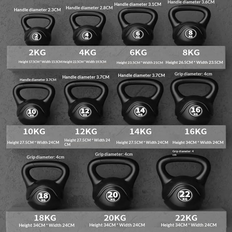 Smart Home Gym - 2026 Fitness Adjustable 8kg Kettlebell Ergonomic