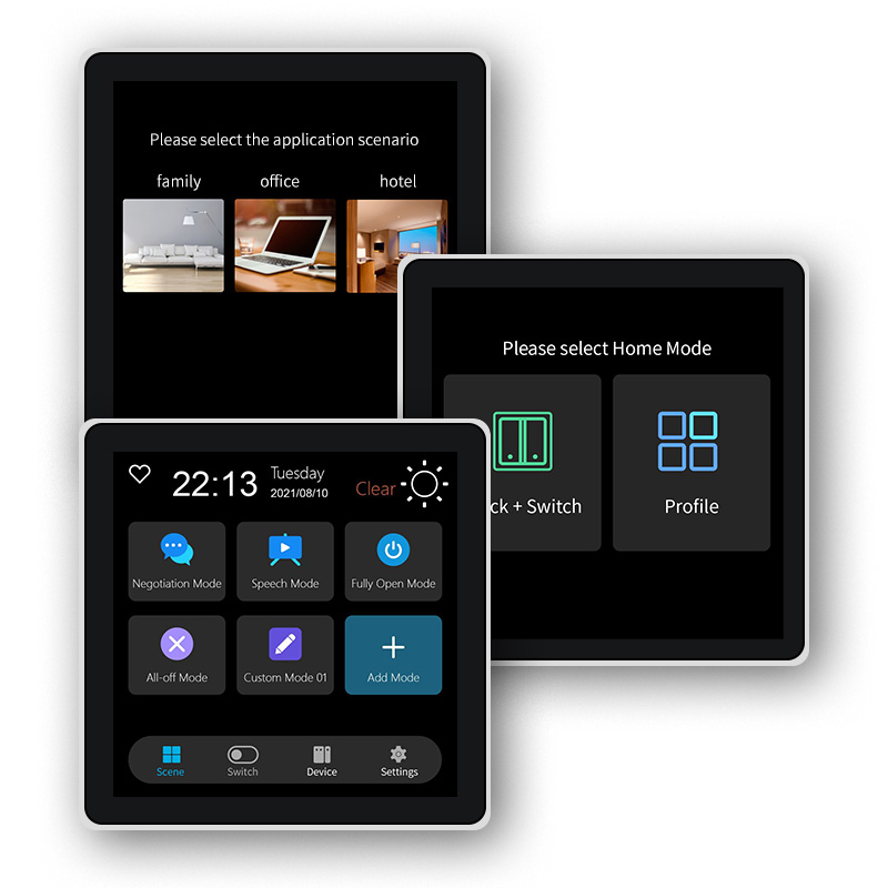 Smart Home Display - FUERS 4 Inch Touch Screen Multi-functional
