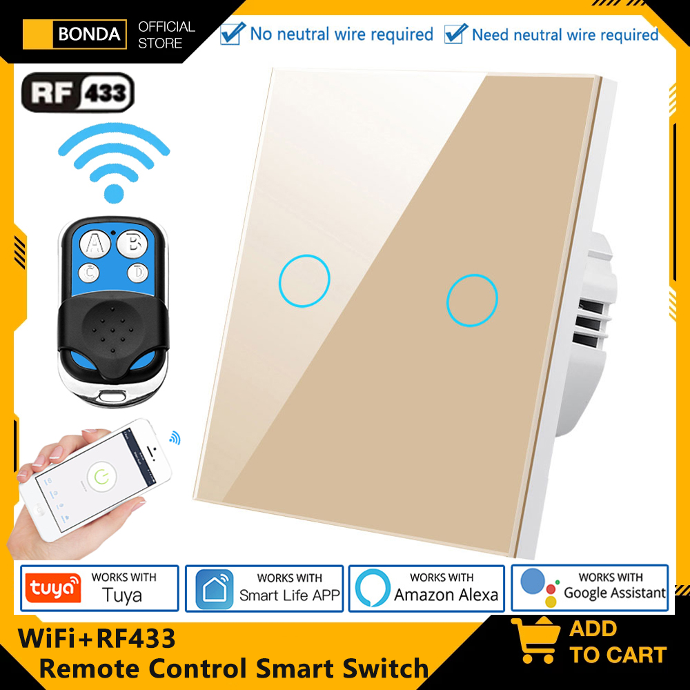 Smart Ir Remote Controller - Tuya EU WiFi+RF433 Smart Remote control