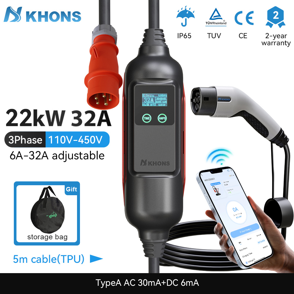 Khons Portable EV Charger Type - đánh giá và giá Smart Home For Pc