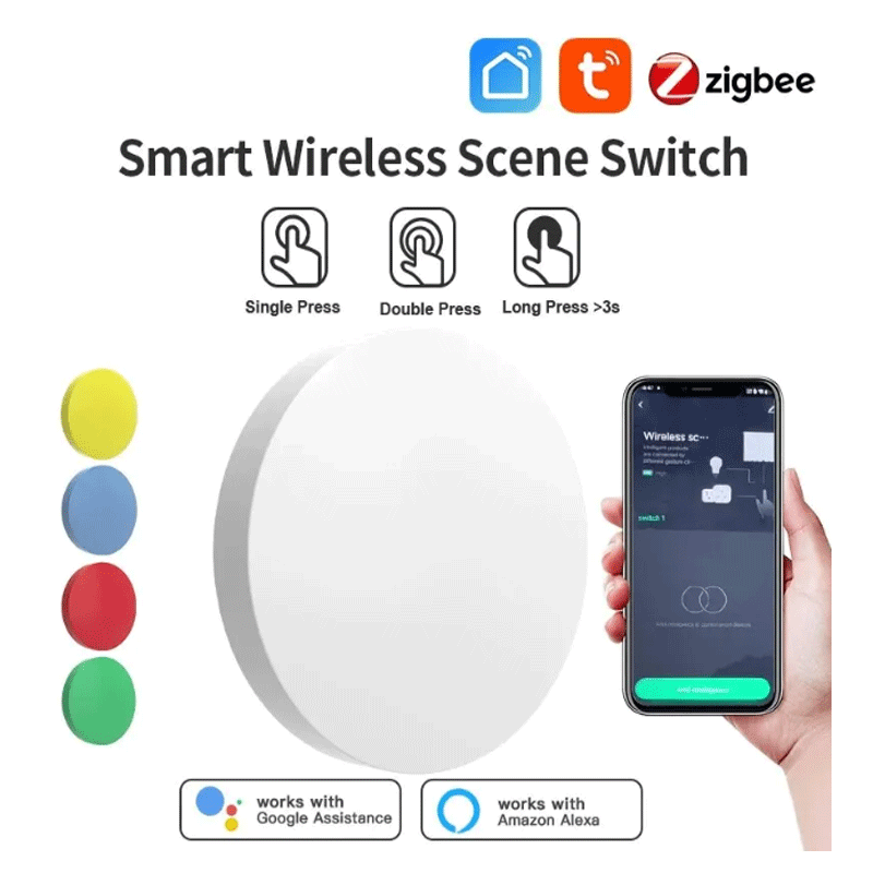 Tuya ZigBee Smart Wireless But - đánh giá và giá Smart Home Google