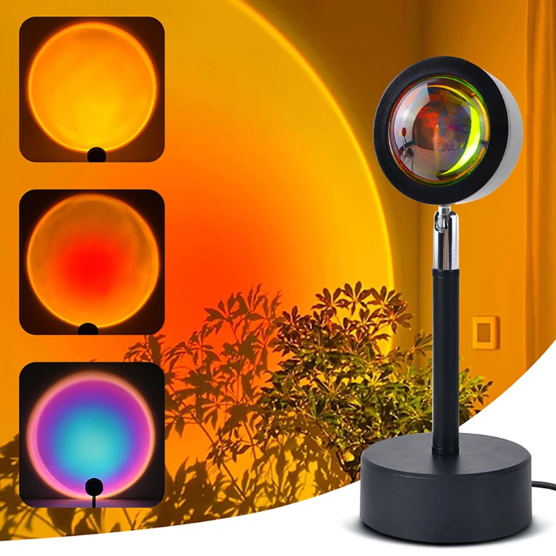 Smart LED Sunset Lamp Colorful - đánh giá và giá Smart Home Solution