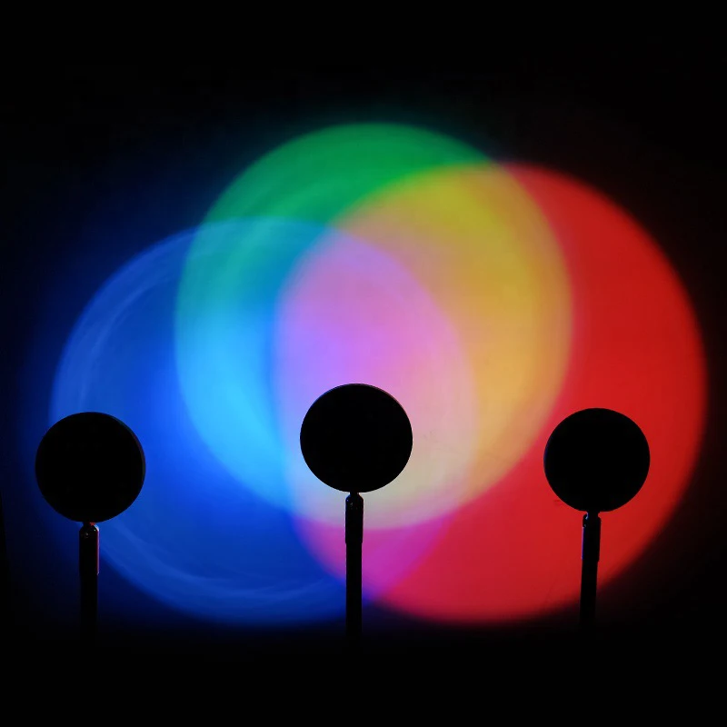 Smart LED Sunset Lamp Colorful - đánh giá và giá Smart Home Solution
