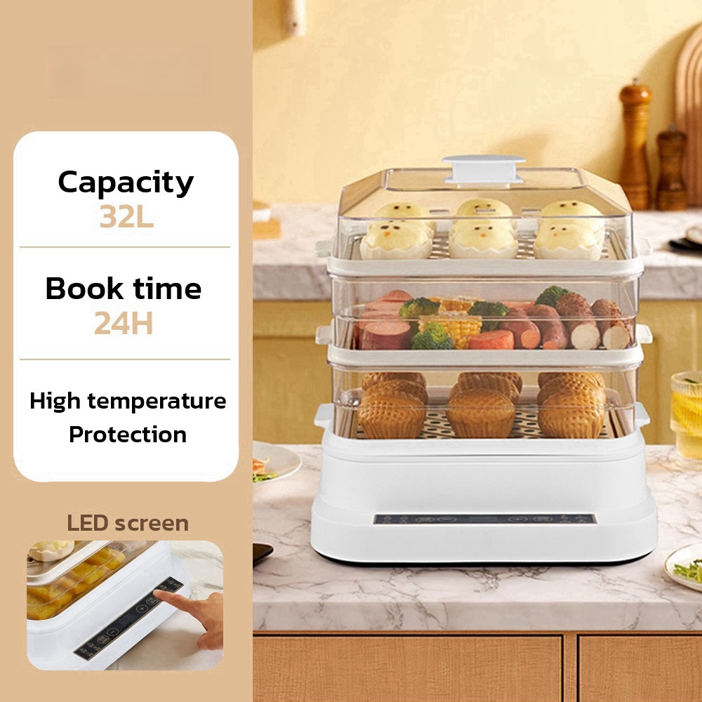 32L Smart Electric Steamer - 3 - đánh giá và giá Smart Home Appliances