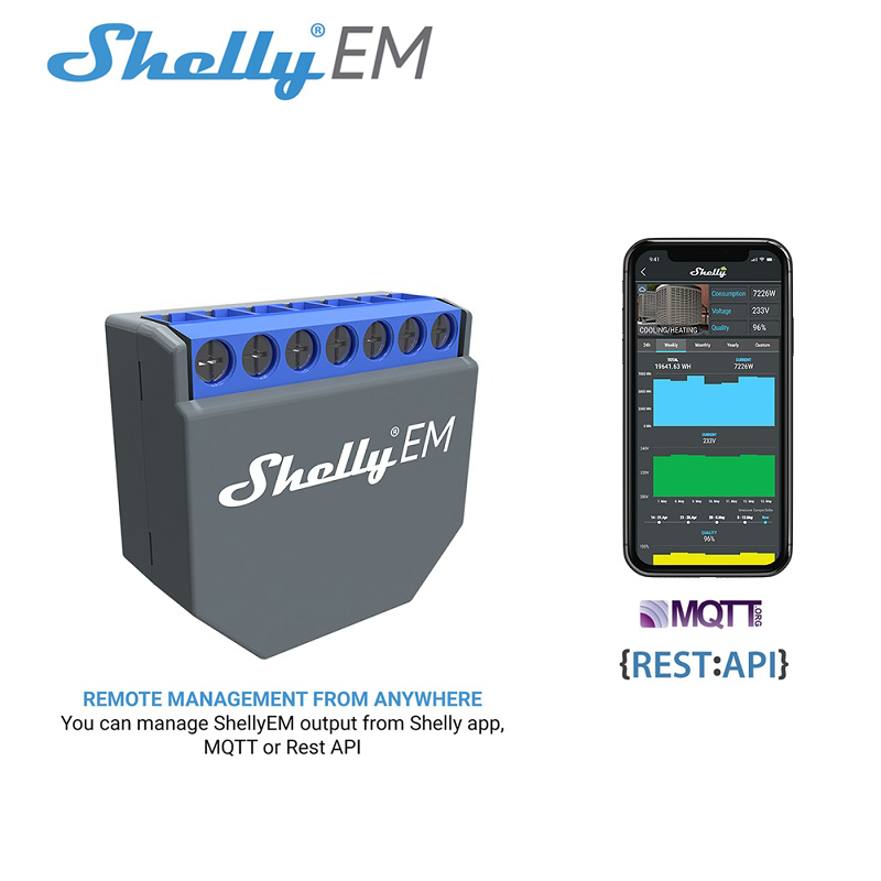 SHELLY EM Wifi Smart Life Cont - đánh giá và giá Smart Home Google