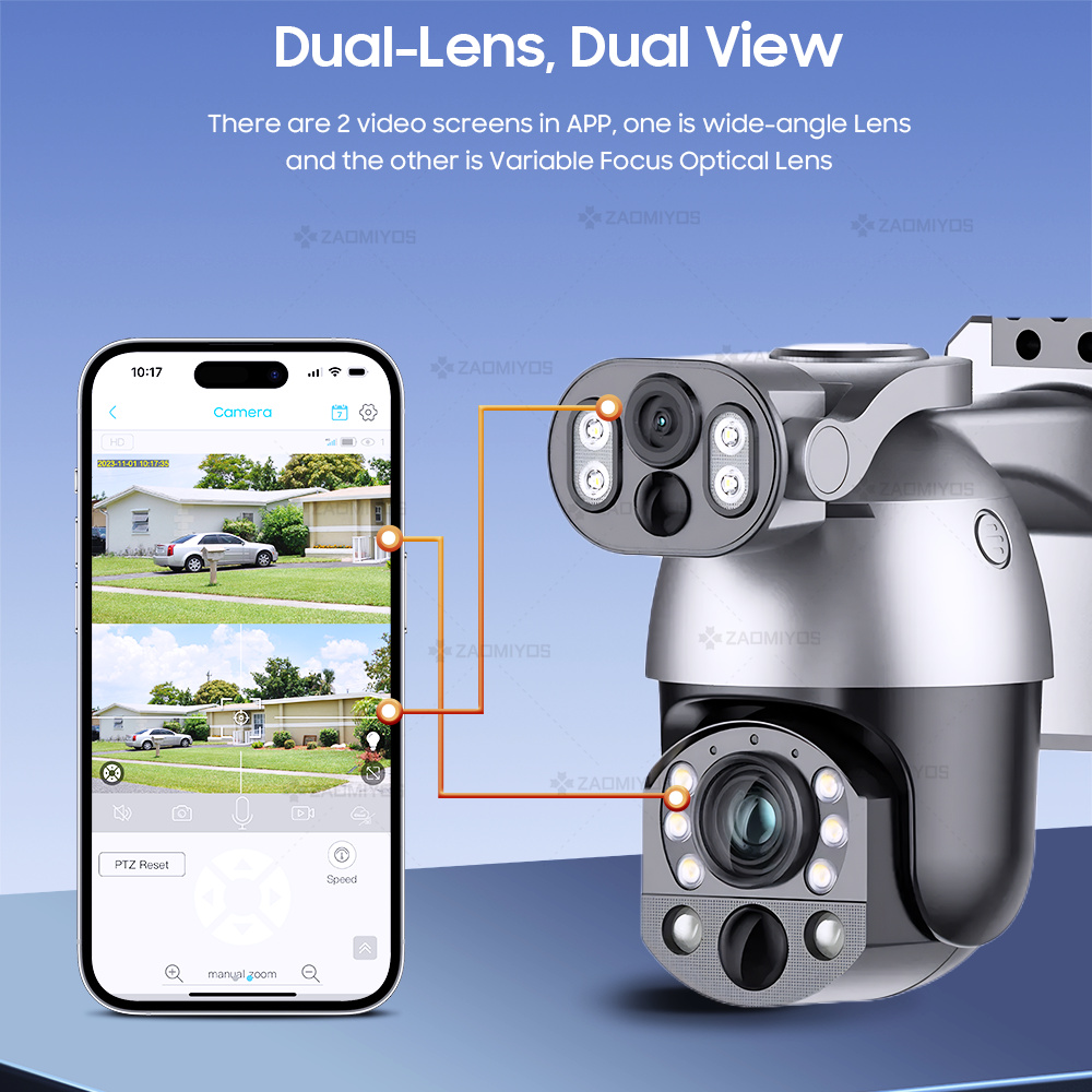 4K 50X ZOOM 10MP Solar Camera  - đánh giá và giá Smart Home Outdoor Camera