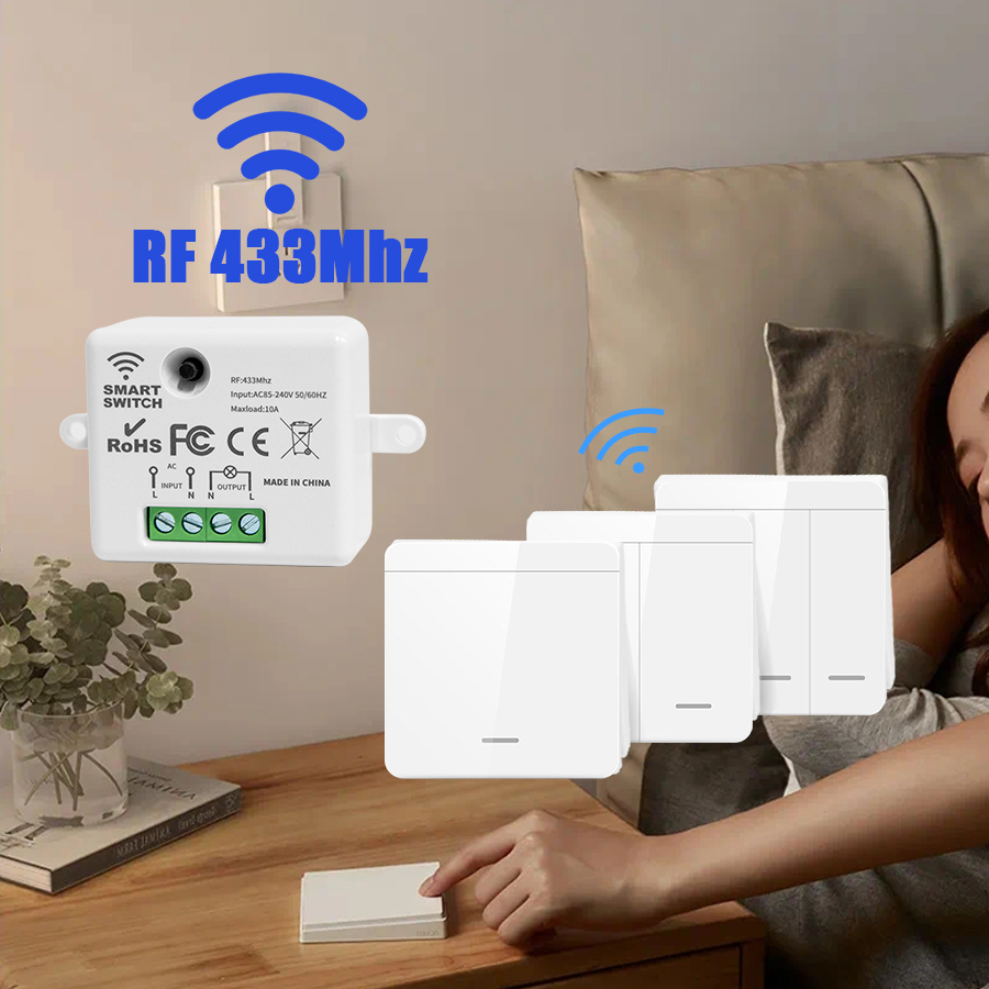 RF 433Mhz Remote Control Wirel - đánh giá và giá Smart Ir Remote Controller