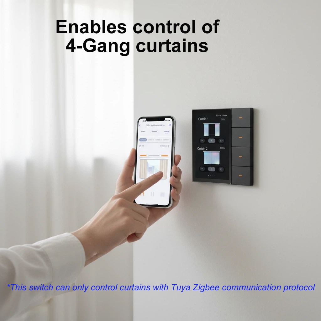 F3-pro Tuya Smart Panel ZigBee - đánh giá và giá Smart Home Appliances
