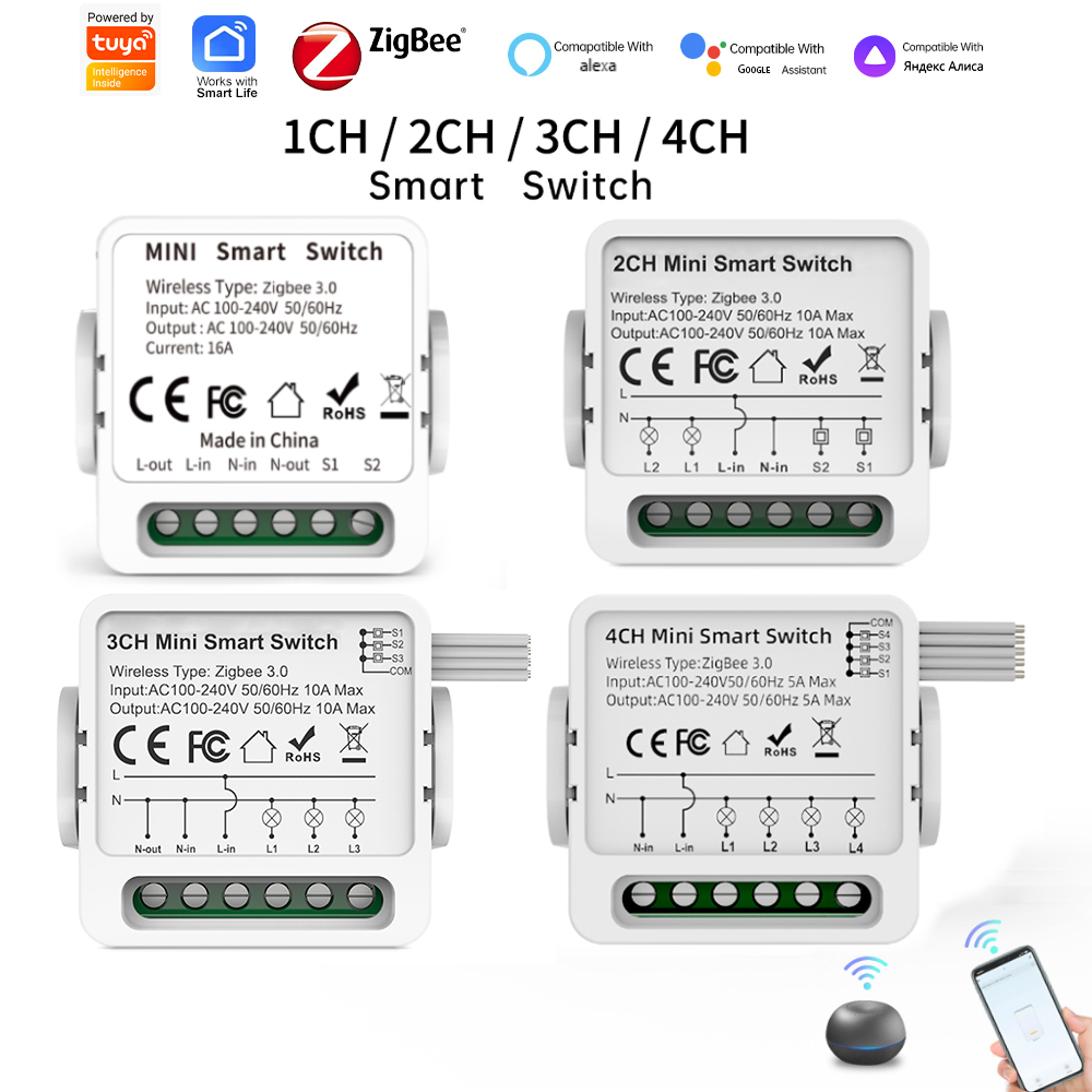 Tuya Zigbee 3.0 Smart Switch 1 - đánh giá và giá Smart Home Google