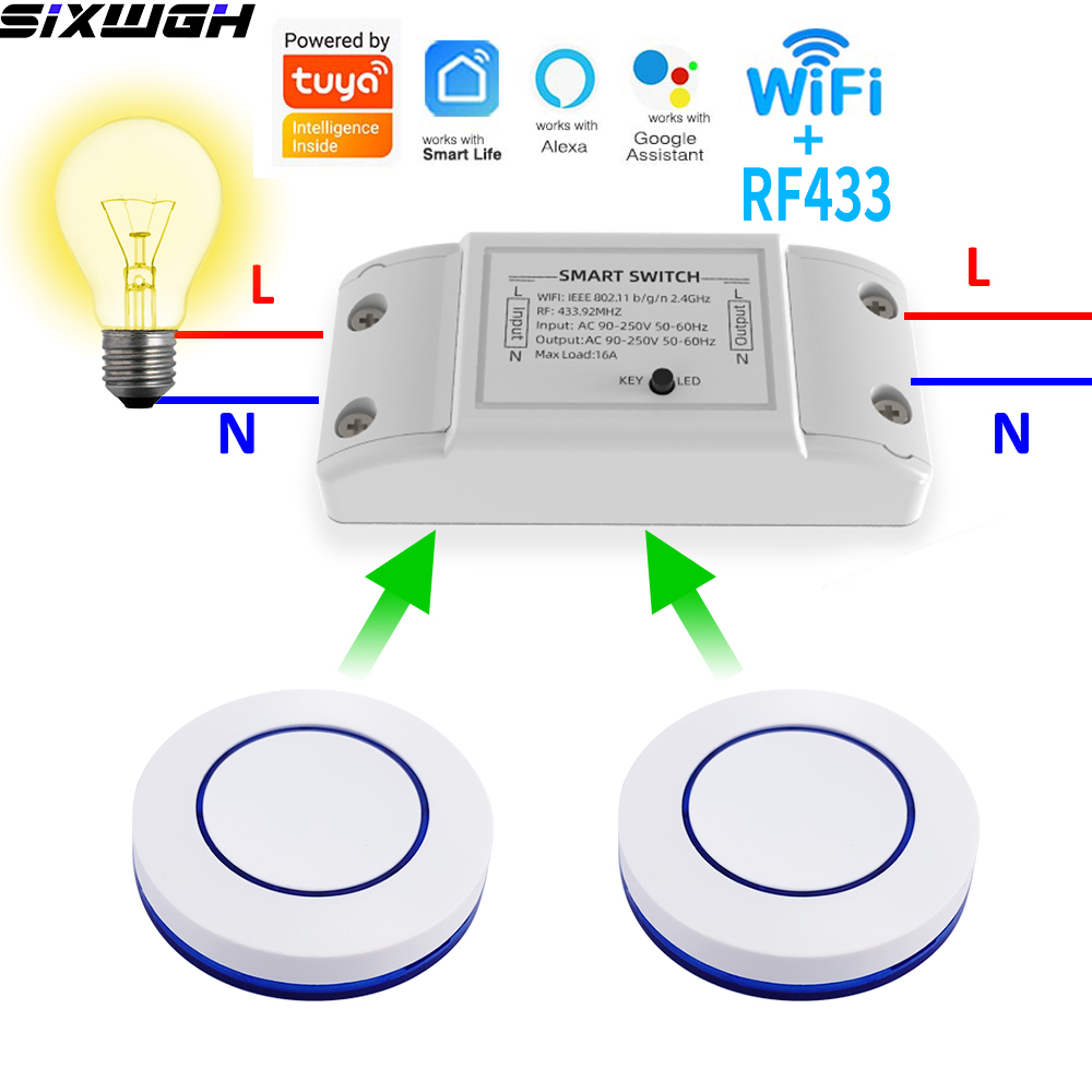 16A WiFi Tuya Smart Switch Wir - đánh giá và giá Smart Home Solution