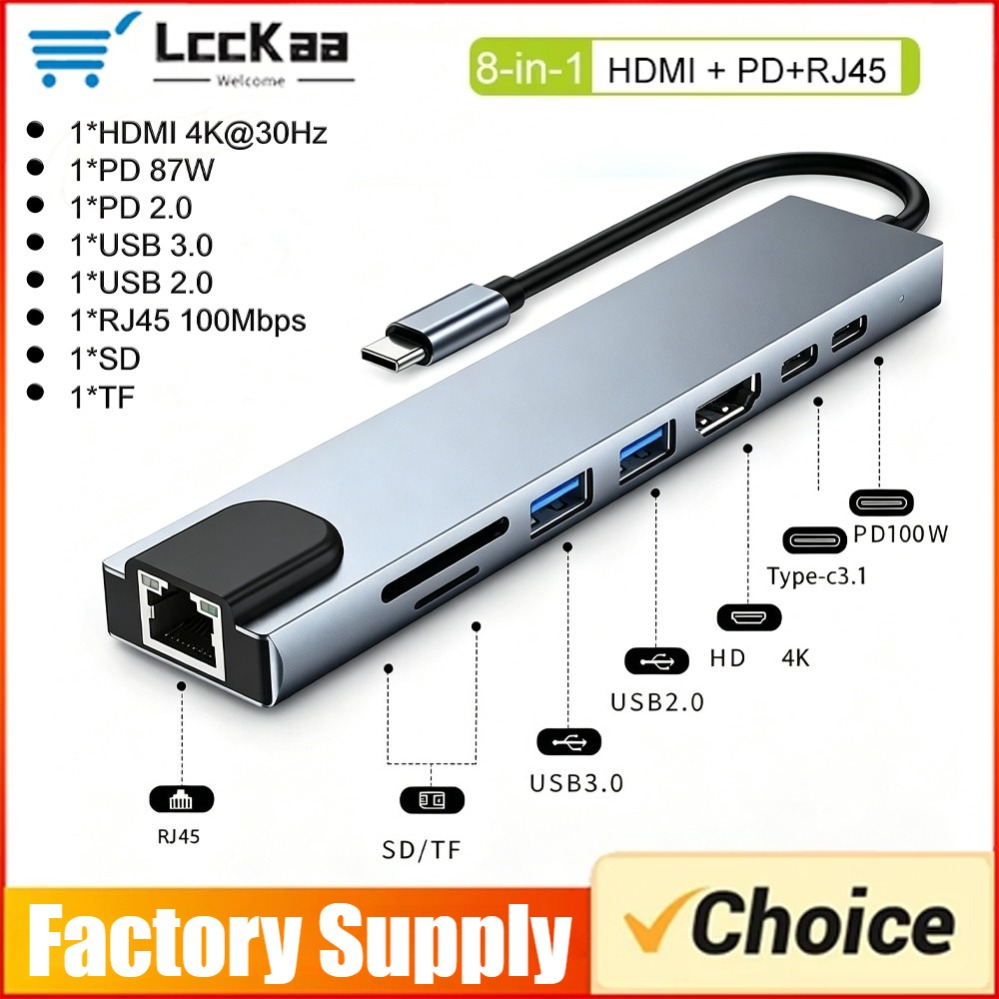 8In1/2 7in1/2 USB C Hub Type C - đánh giá và giá Smart Home Hub 2