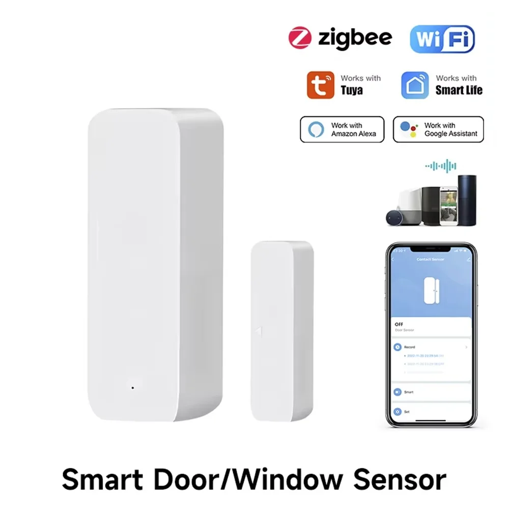 Tuya Zigbee/WiFi Magnetic Door - đánh giá và giá Door Window Sensor
