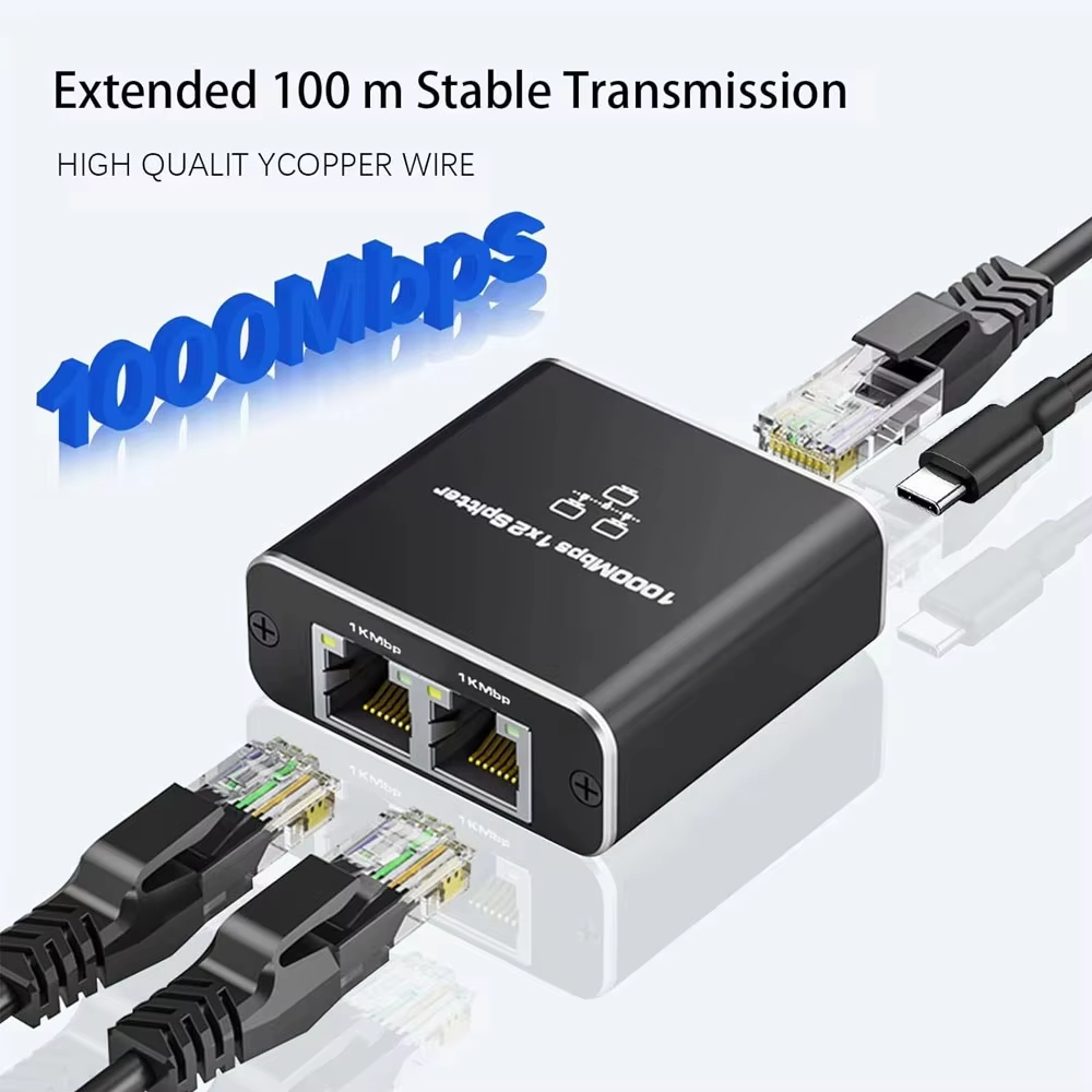Network Splitter 1000Mbps Hub  - đánh giá và giá Smart Home Hub 2