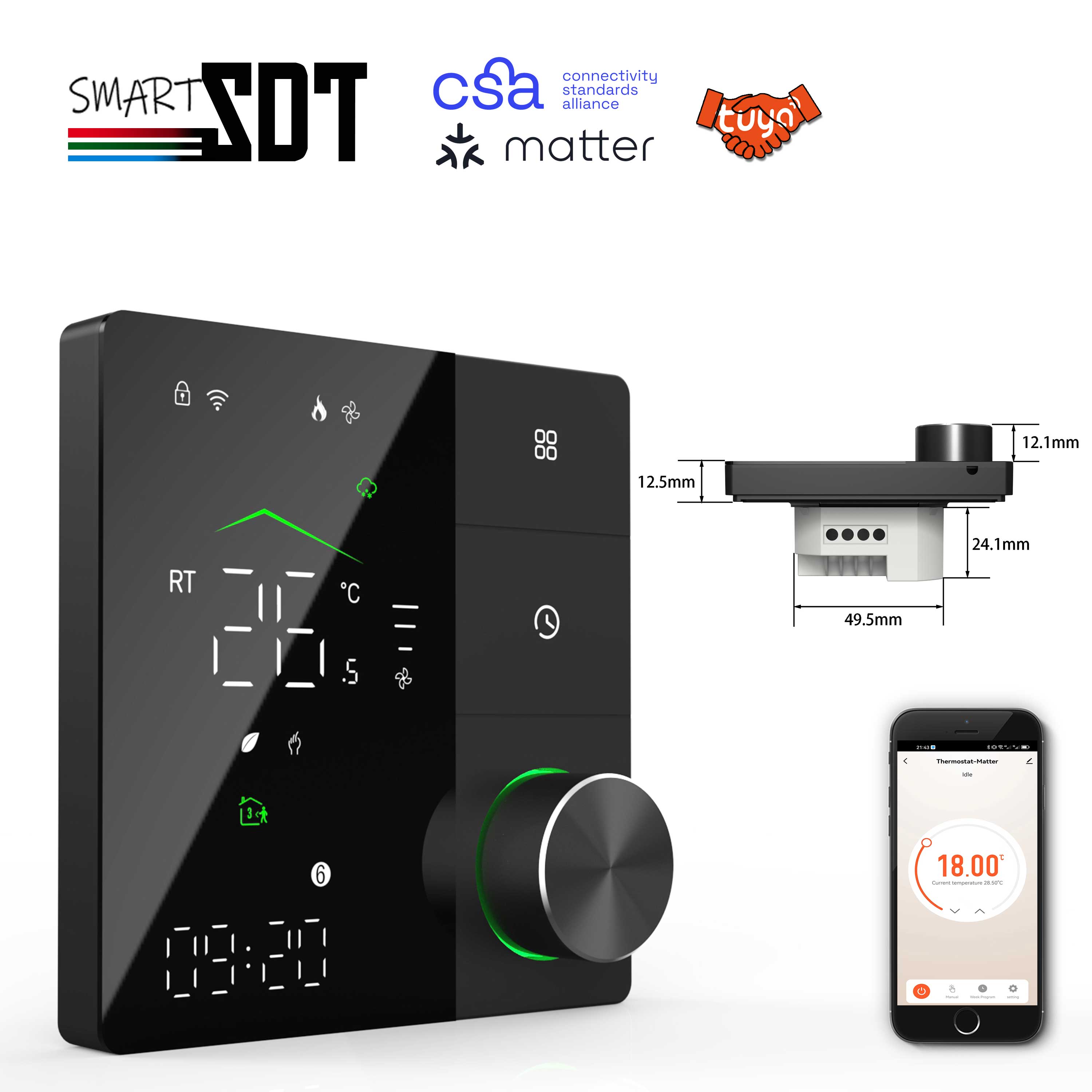 24V 110V 220V Heating Thermost - đánh giá và giá Smart Home Hub Apple