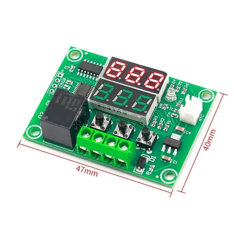 XH-W1219 W1219 DC12V Dual LED  - đánh giá và giá Temperature Sensor