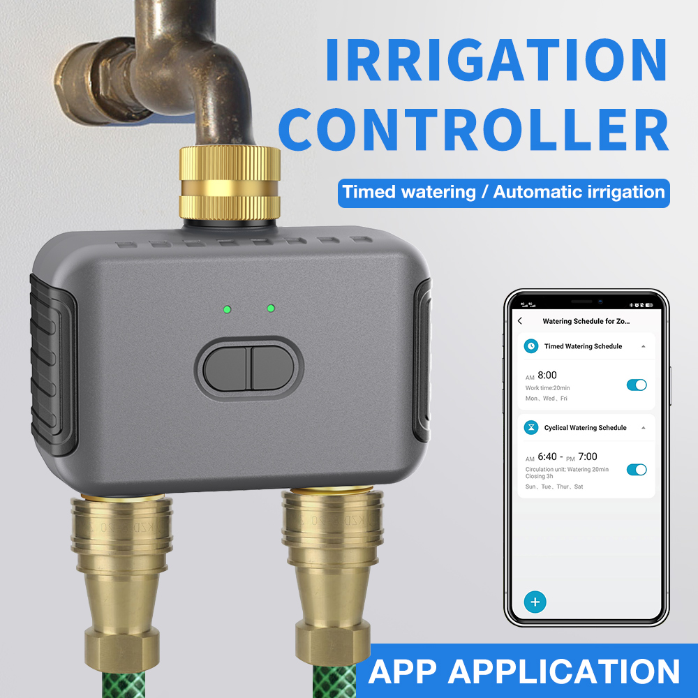 Tuya 2 Zone Watering Timer Gar - đánh giá và giá Smart Home Appliances