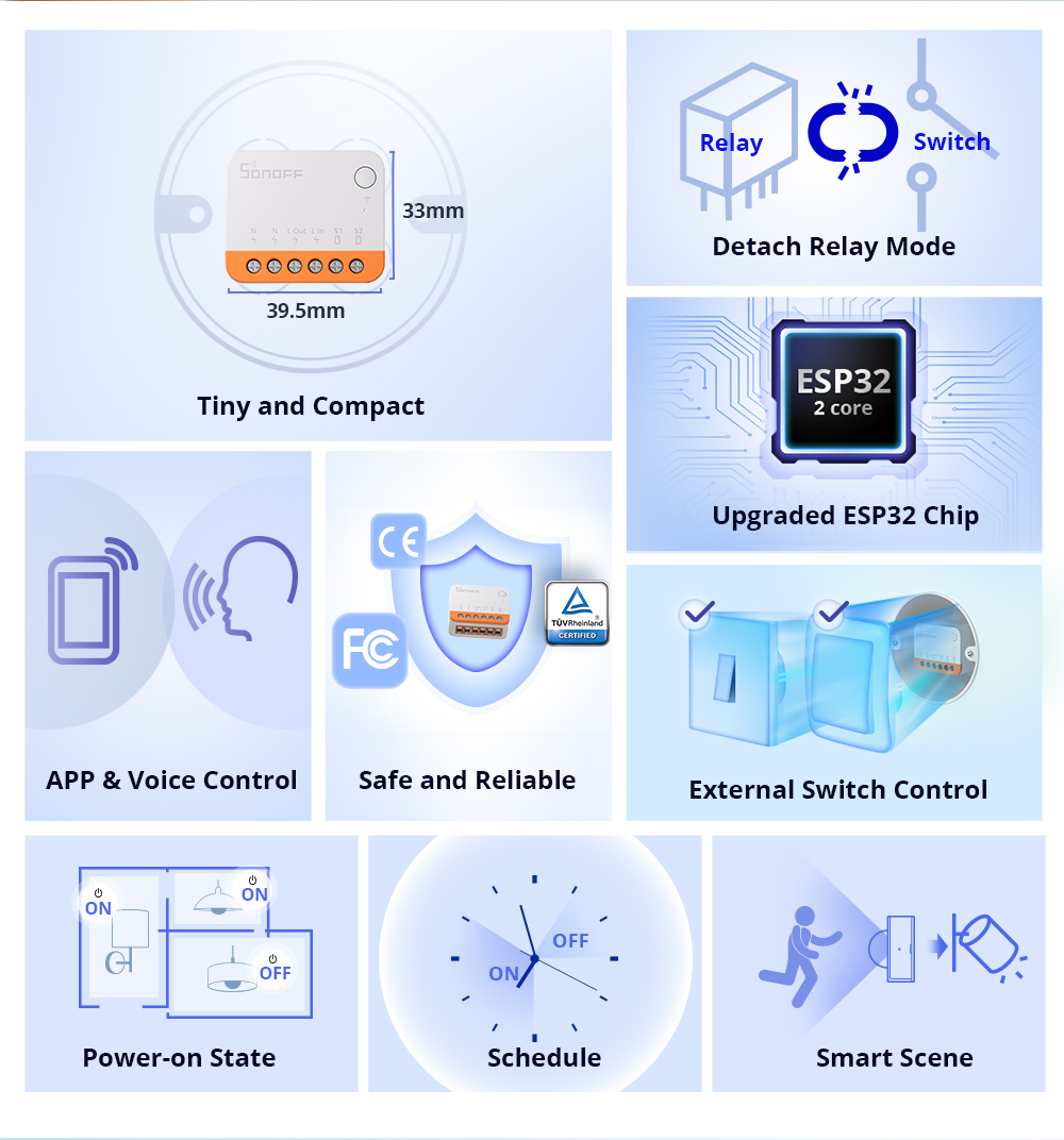 Sonoff Mini R4 Extreme Wifi Sm - đánh giá và giá Smart Home Solution